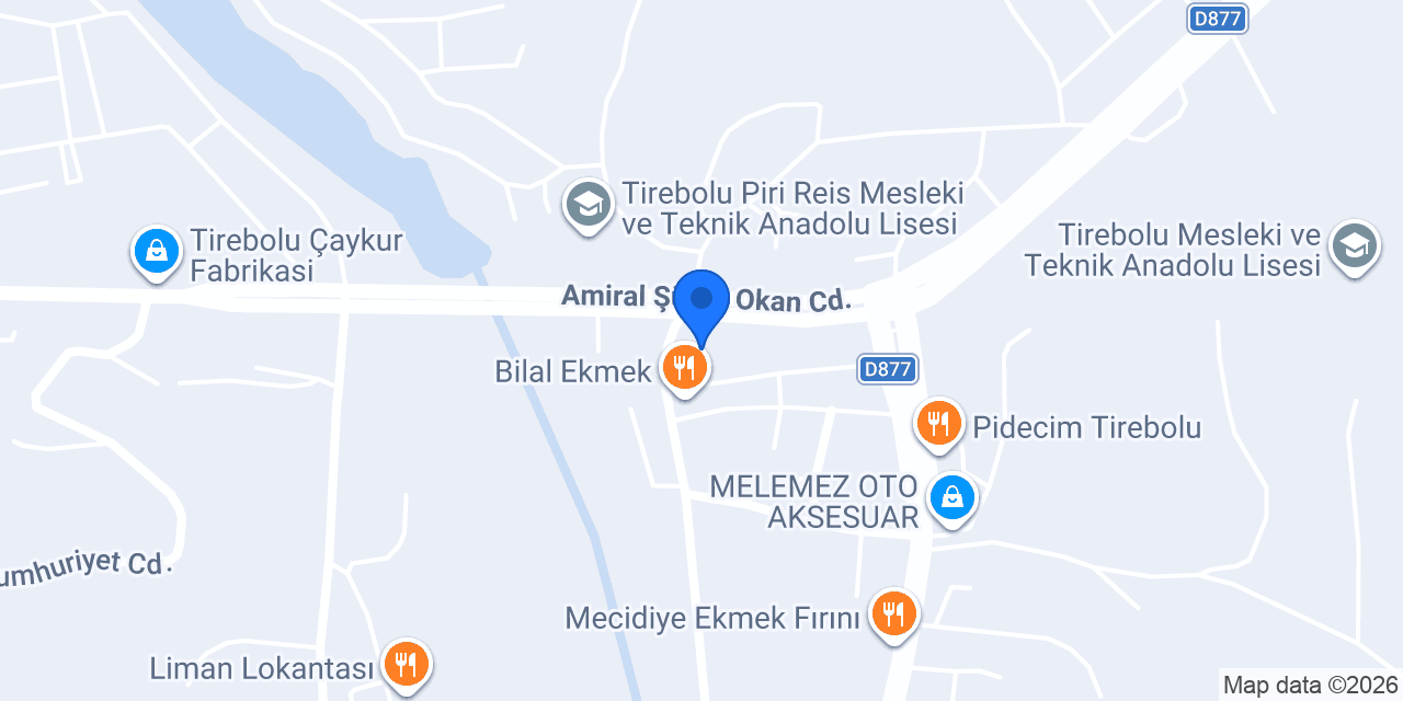 Köseoğlu Ekmek Fırını konumu