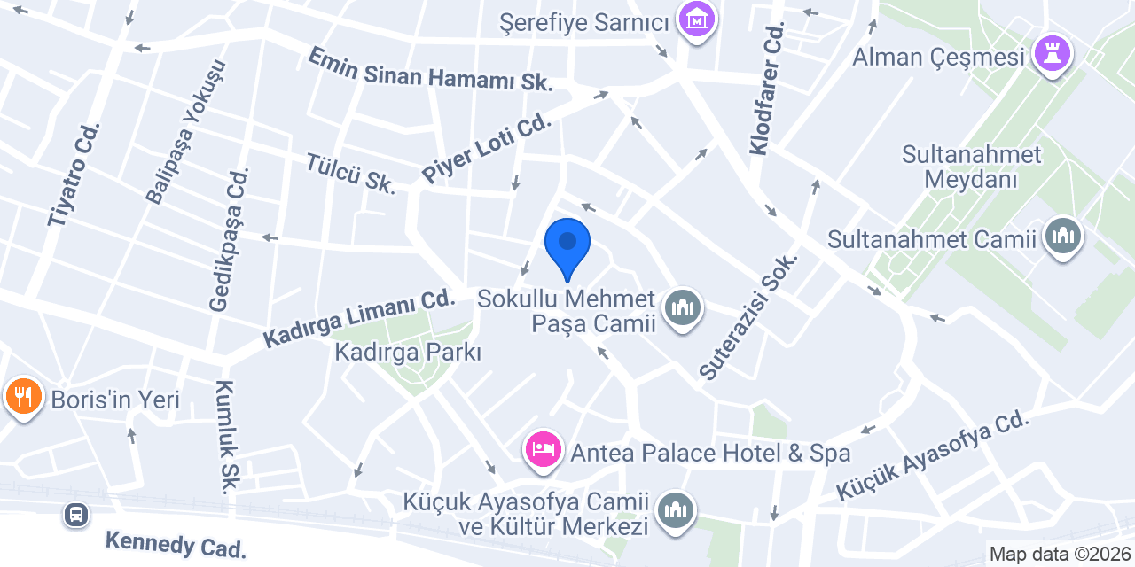Blau Grün İstanbul Otel konumu
