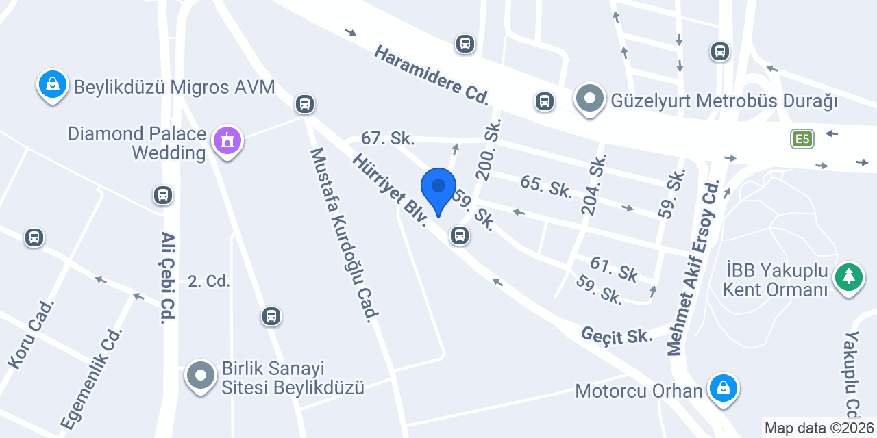 Aqua İstanbul konumu