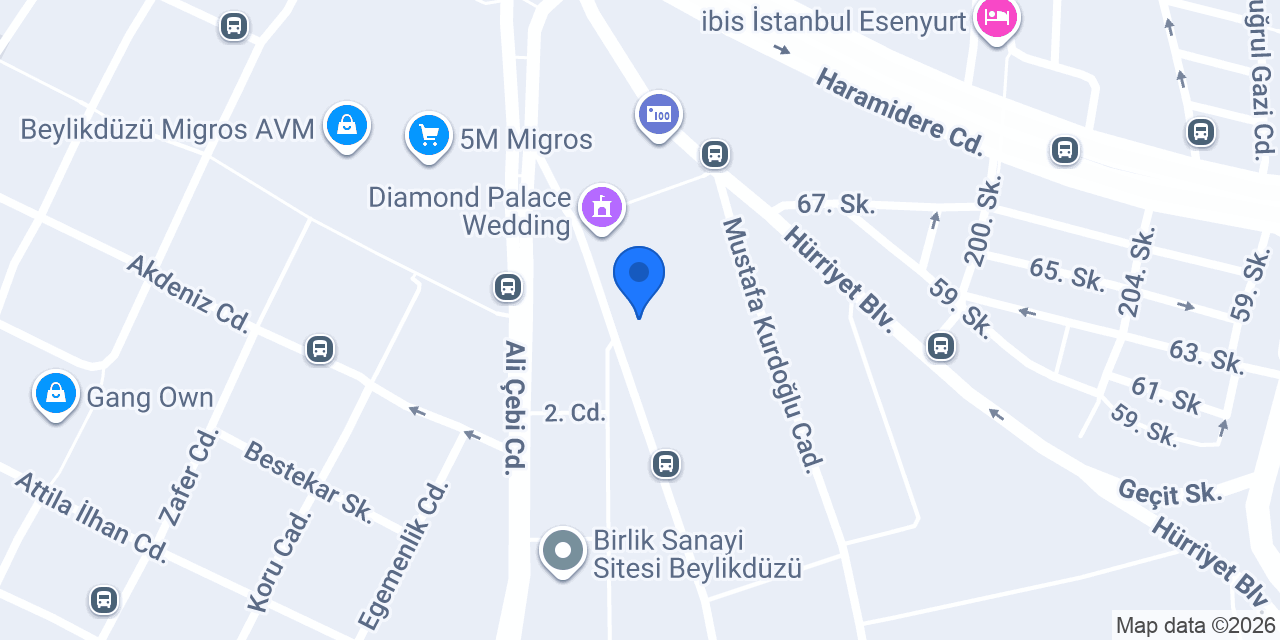 NVIS Okulları konumu
