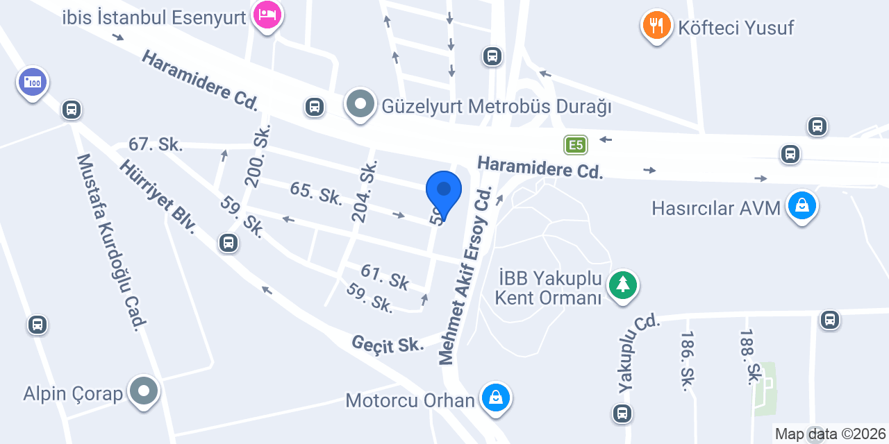Siham Yapı Proje konumu