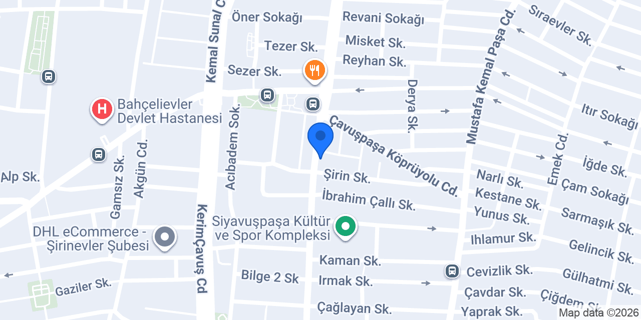 Yedi Bölge Et konumu