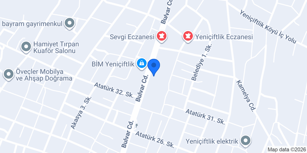 yeniçiftlik taksi konumu