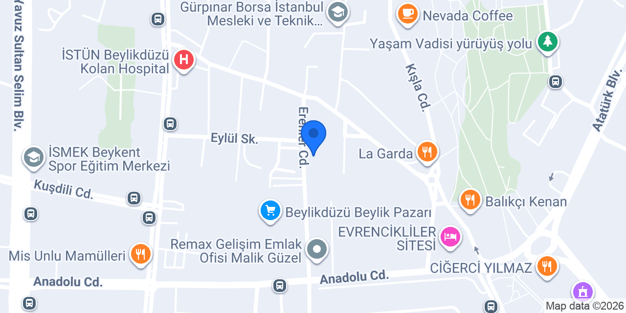 BACA DÖNER konumu