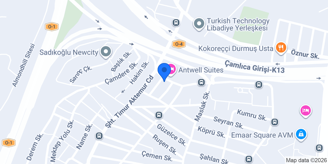Fauna Veteriner Kliniği Üsküdar/Ünalan konumu
