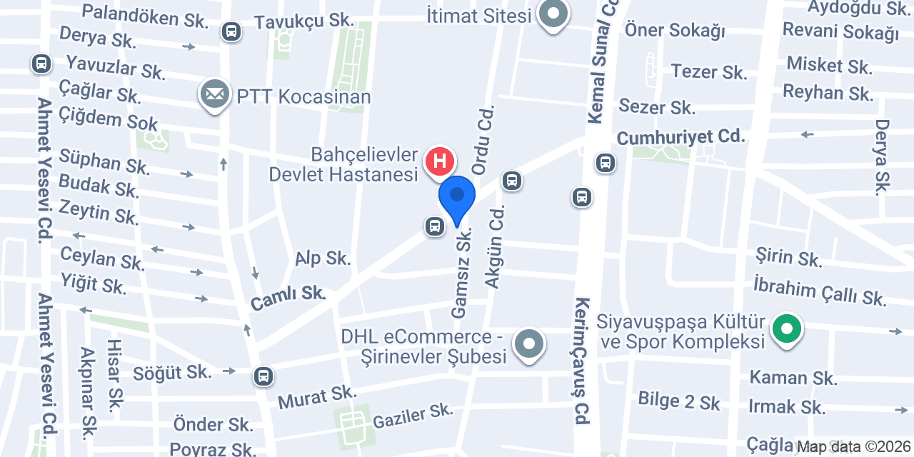 Koza Eczanesi konumu