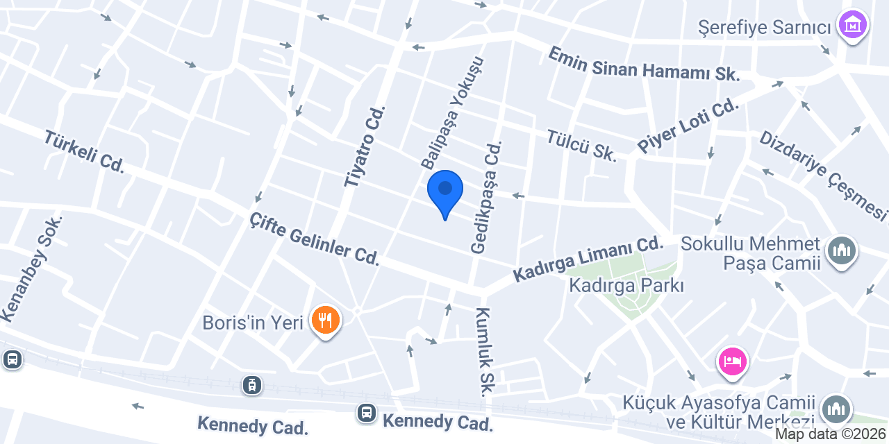 Maduro Hotel Istanbul konumu
