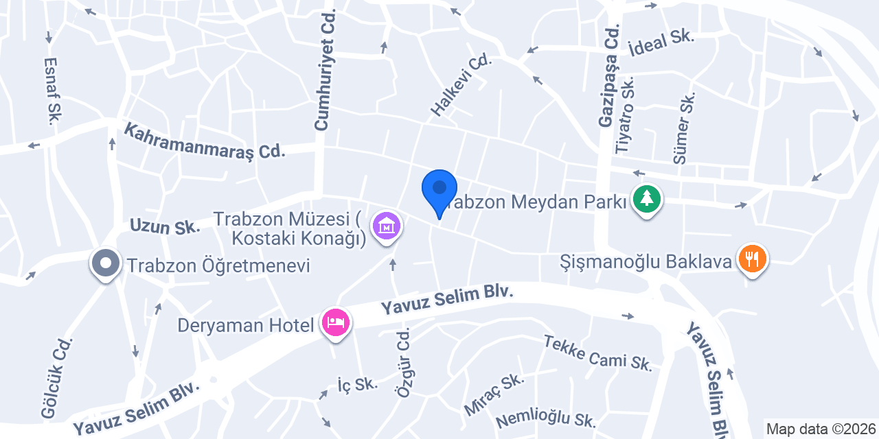 TRABZON ÇİÇEKÇİ'M konumu
