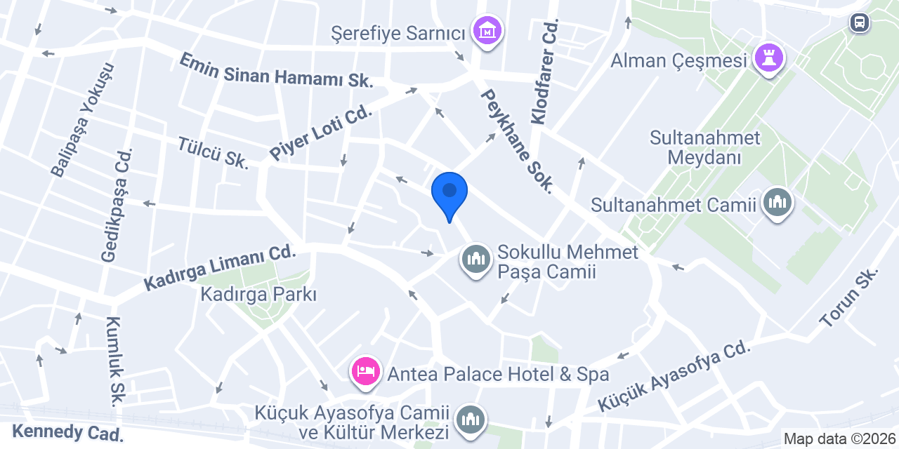 Four Doors Hotel Istanbul konumu