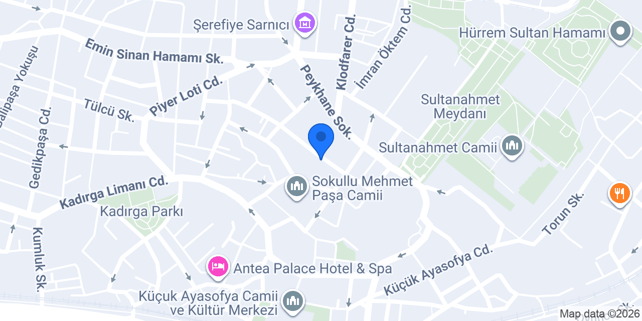 Yılsam Sultanahmet Hotel konumu
