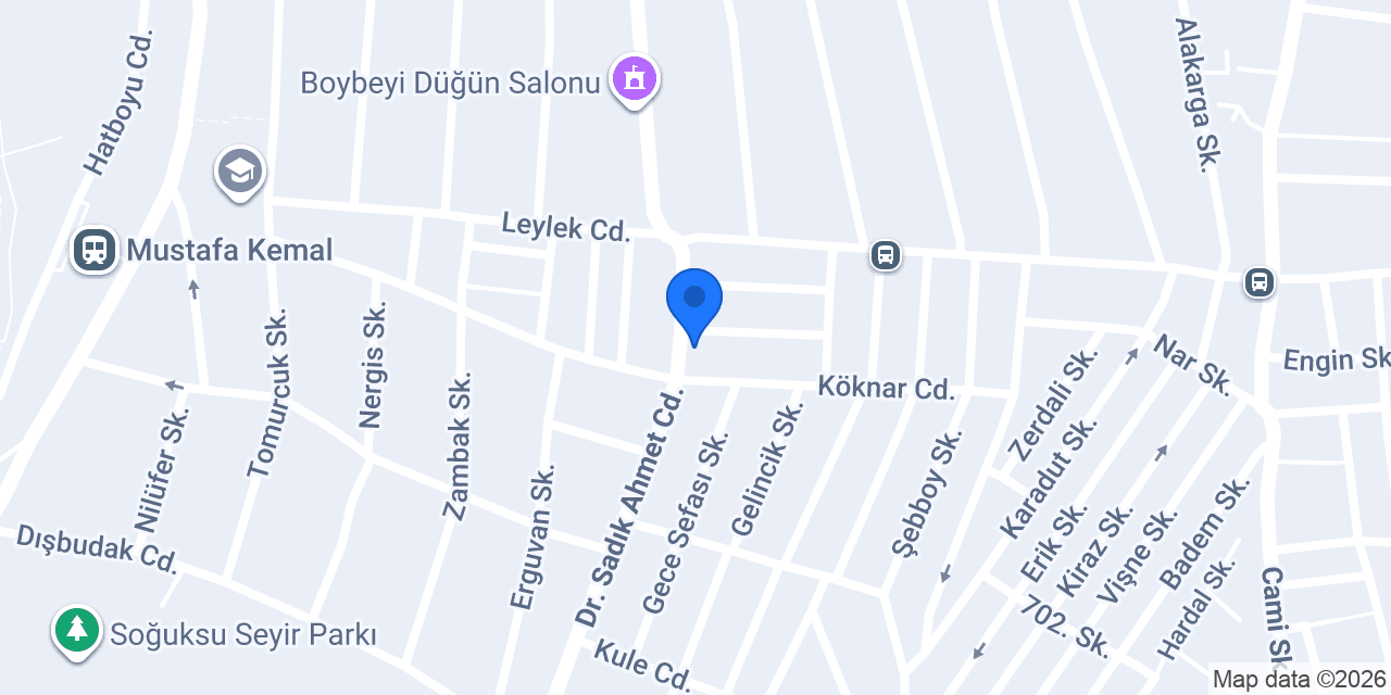 TROY ÇİÇEKEVİ konumu