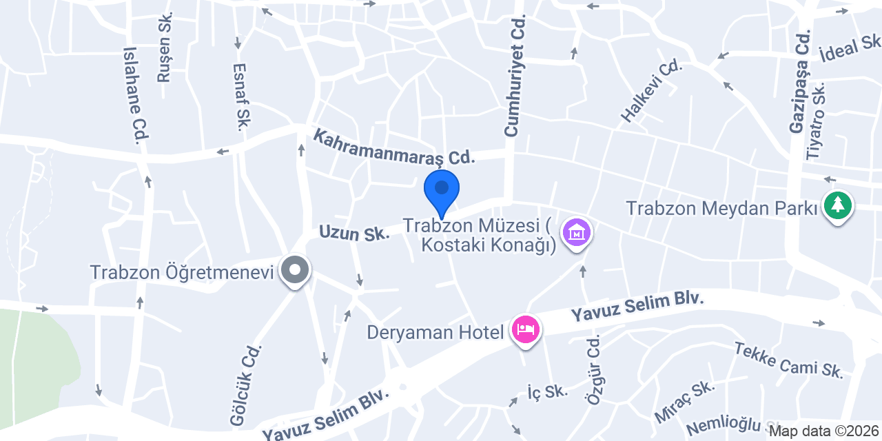 Trabzon Sanat Atölyesi konumu