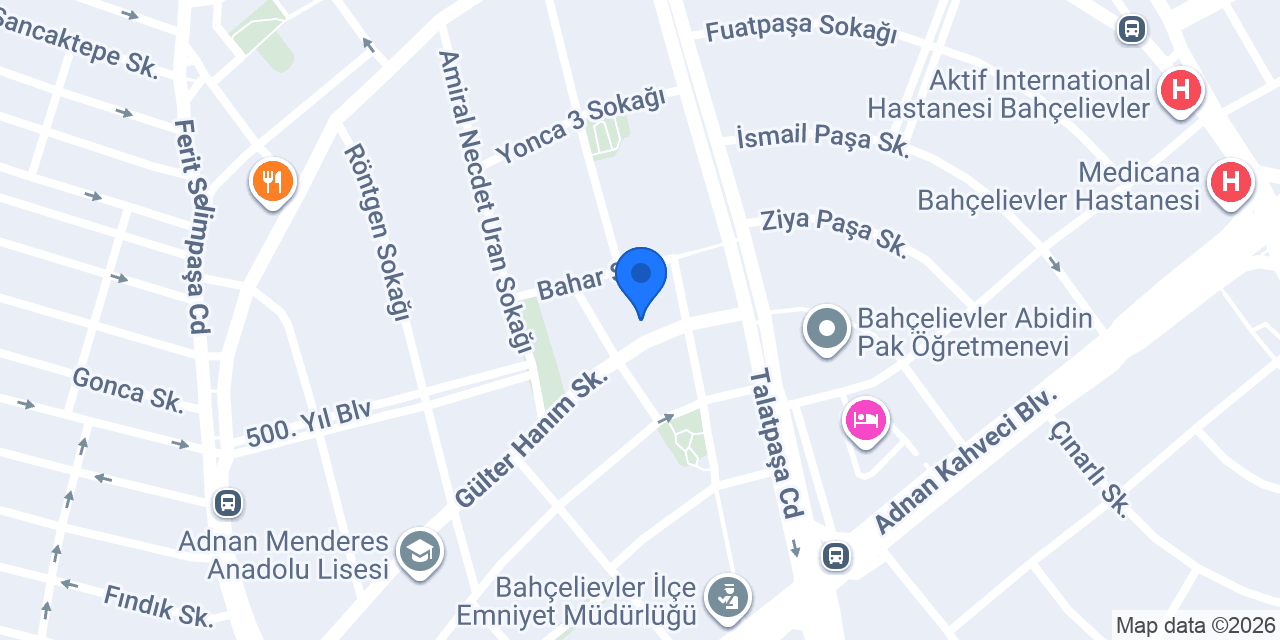 Fikret Yüzatlı İlkokulu konumu