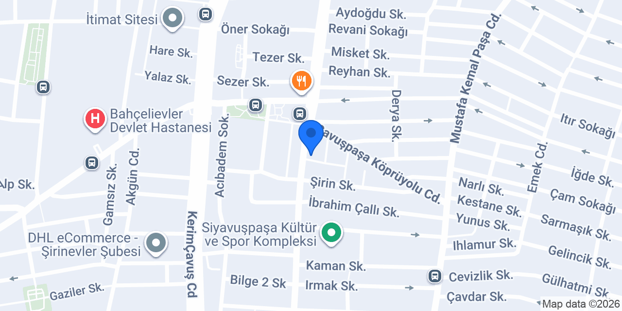 Semih Erkek Kuaförü konumu