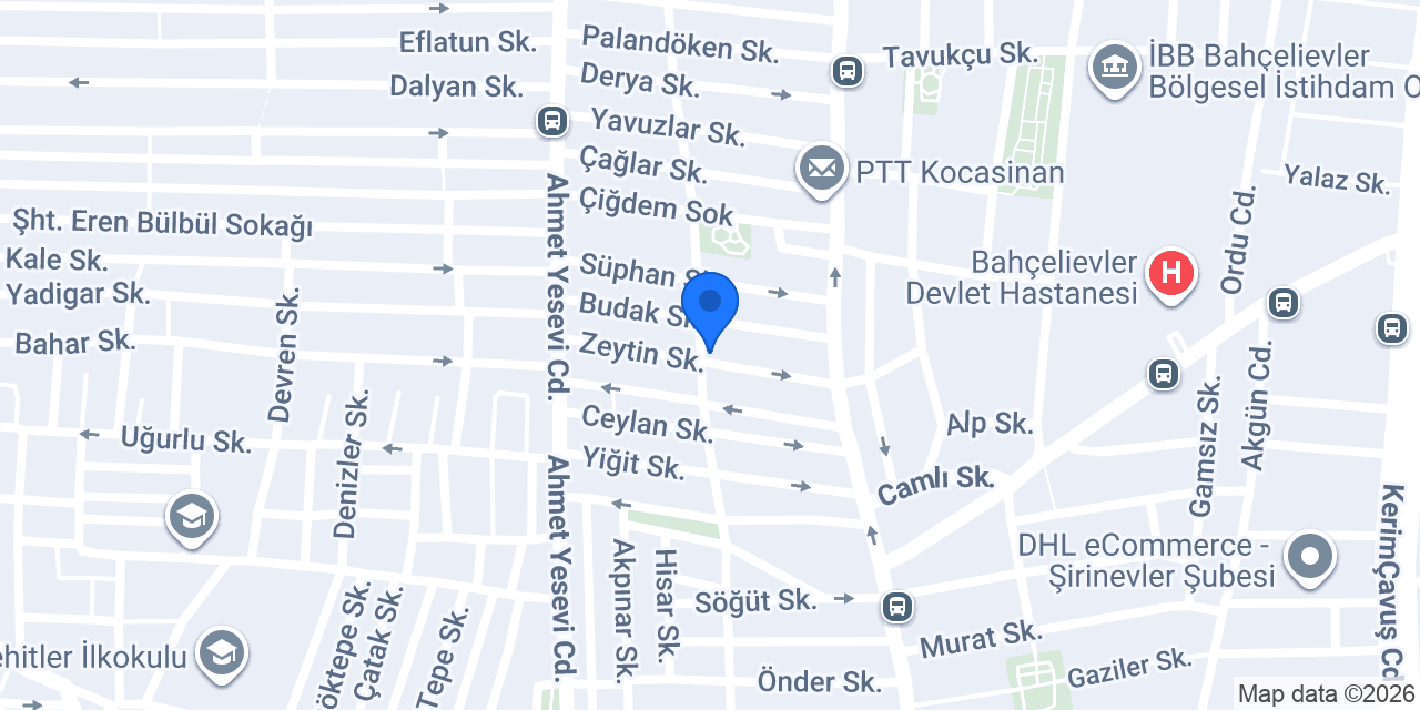 Aydın İnşaat Ltd. Şti. konumu