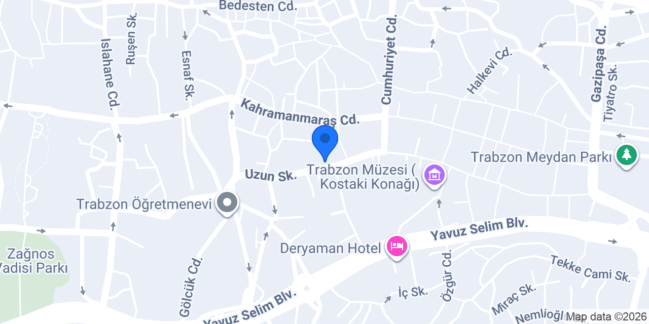 Trabzon Olgunlaşma Enstitüsü konumu