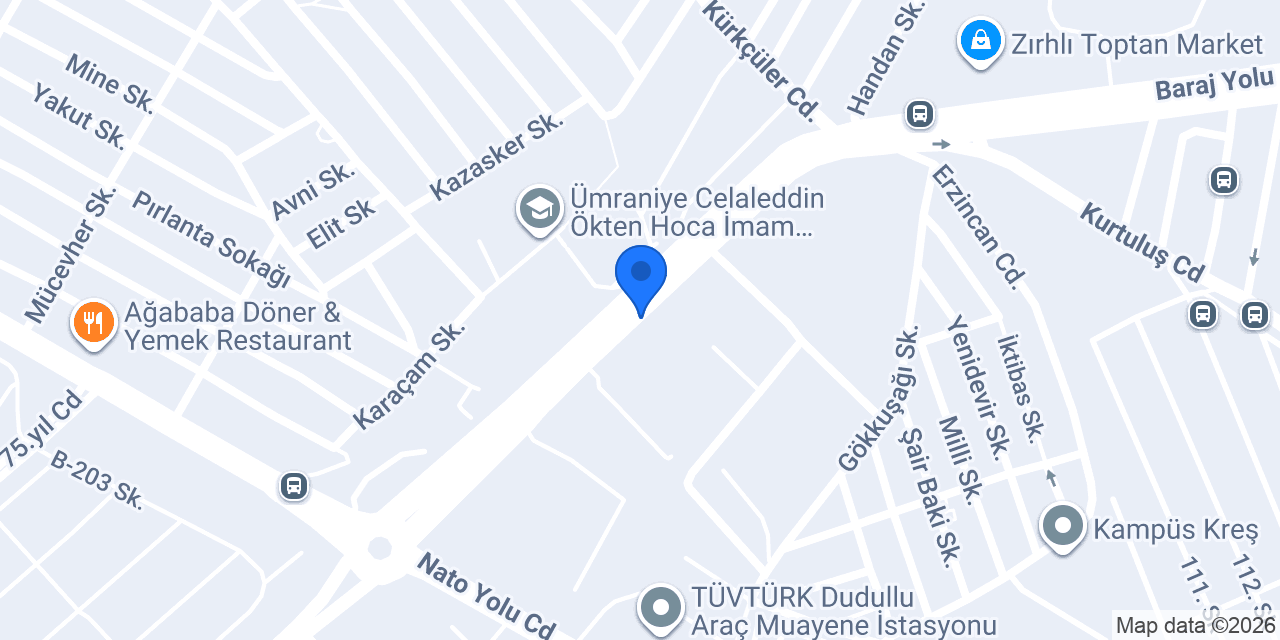 BARAJYOLU TEKEL konumu