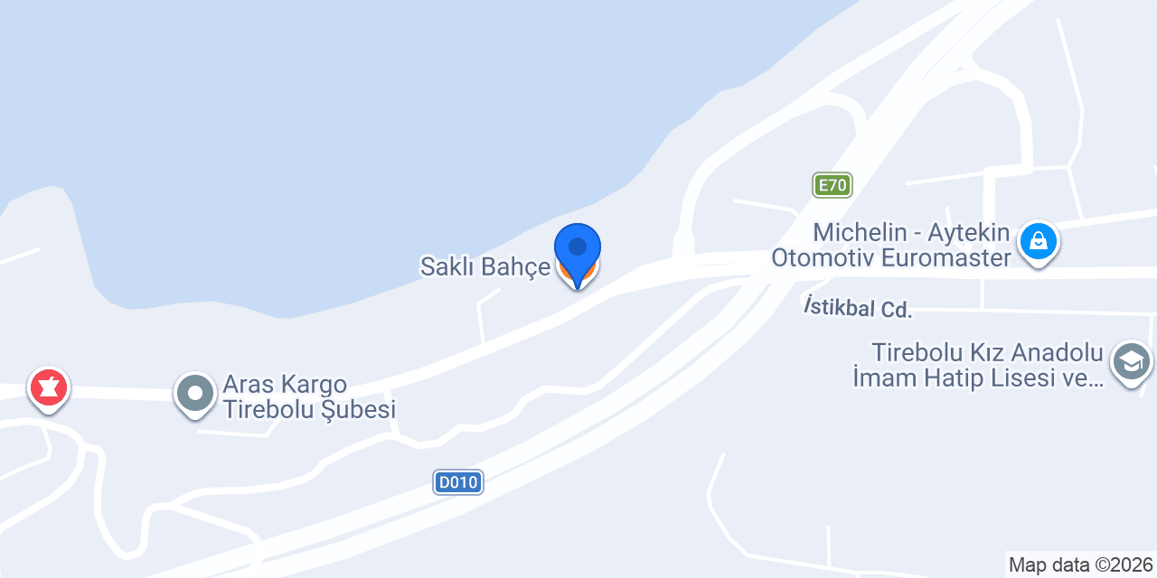 Saklı Bahçe konumu