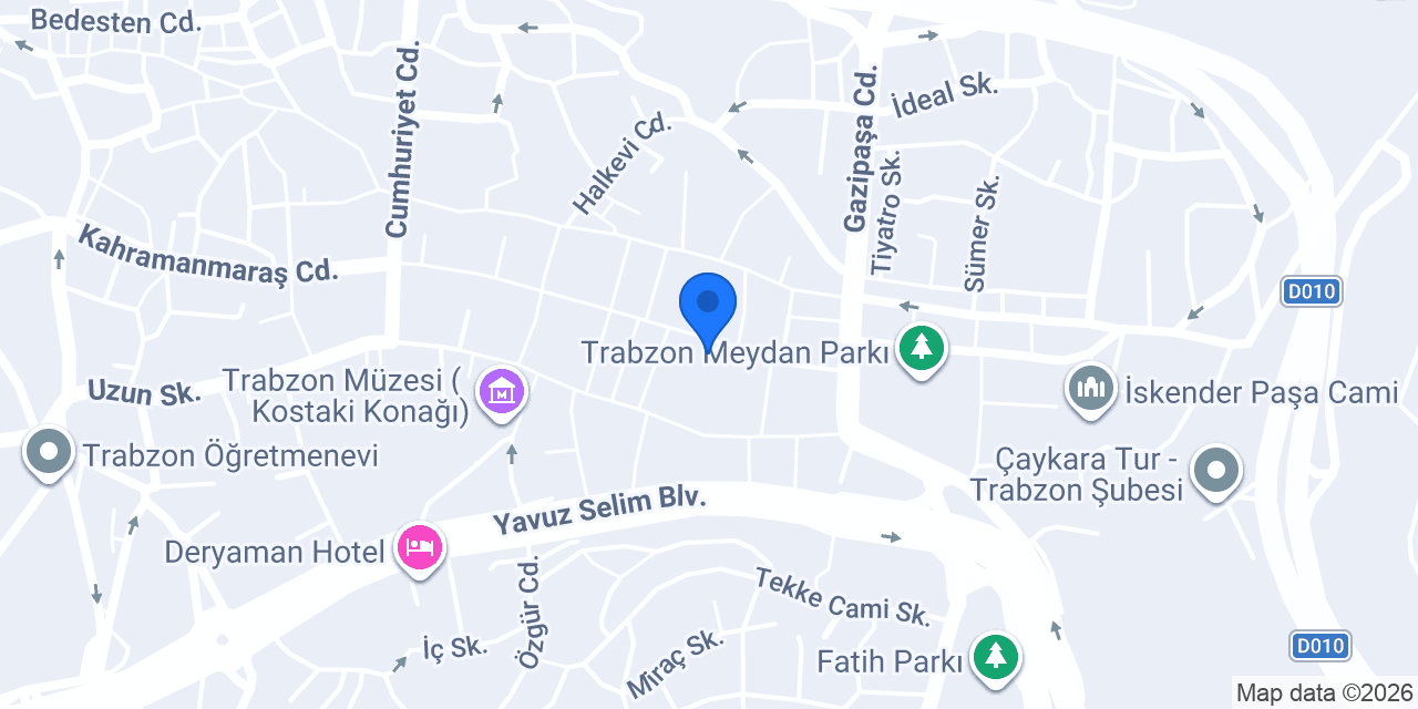 DenizBank Trabzon Şubesi konumu