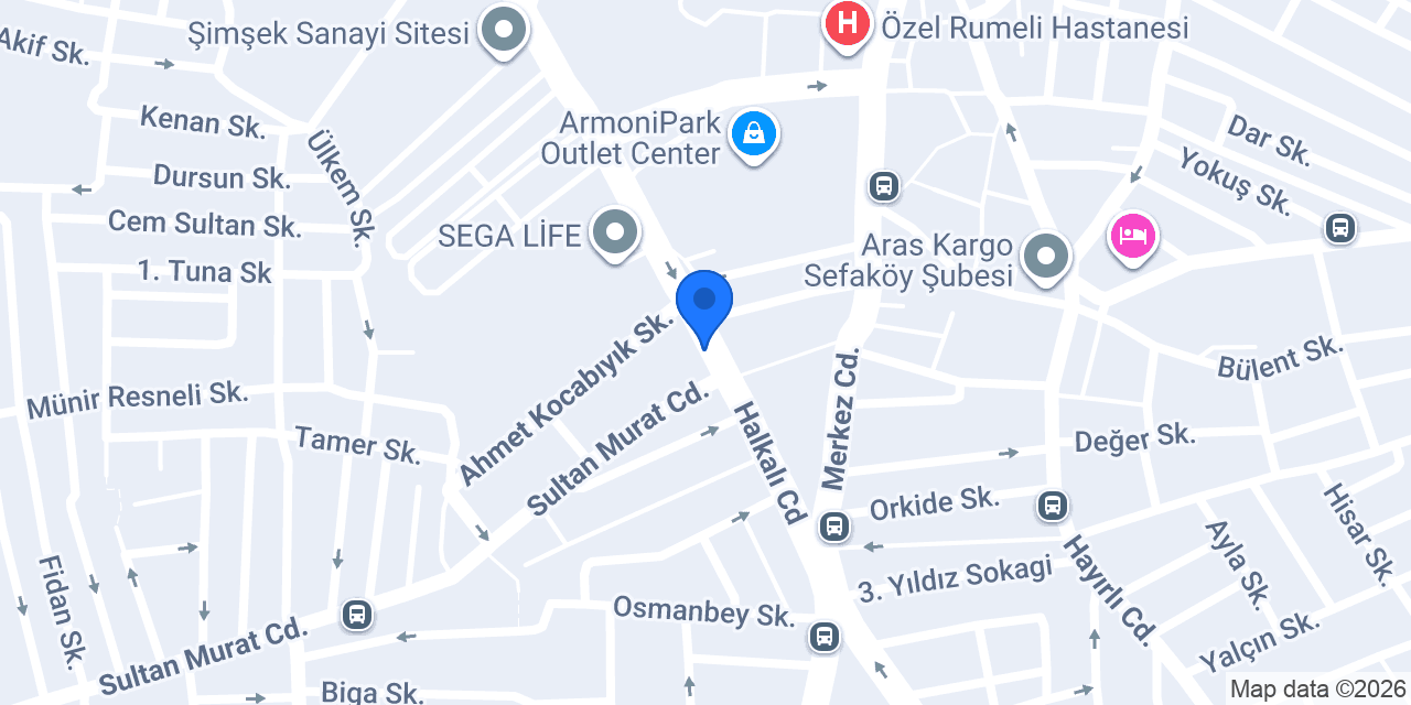 Sefaköy Optik konumu