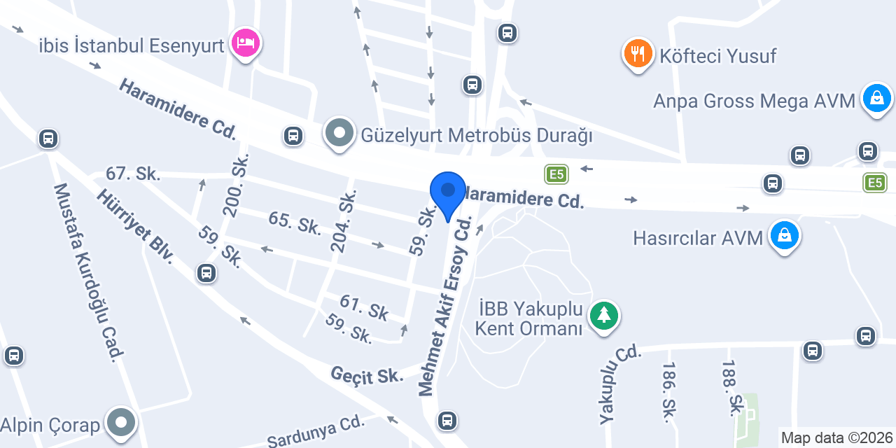 Beylikdüzü Global Sigorta konumu