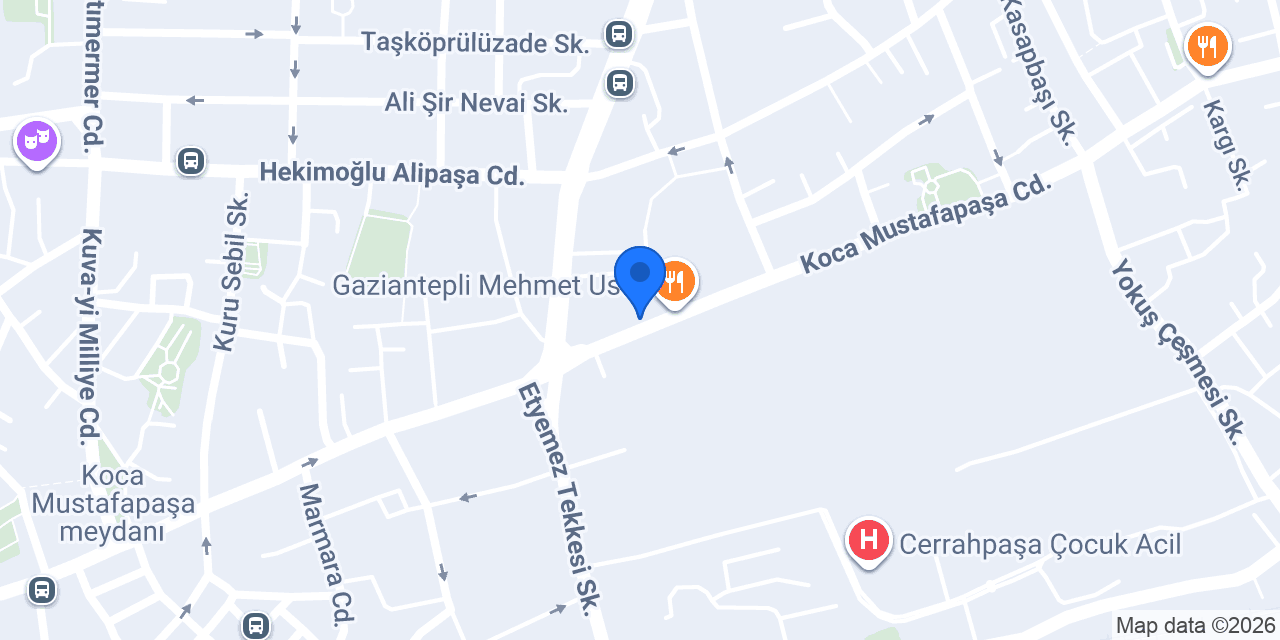 Little Caesars - Cerrahpaşa Şubesi konumu