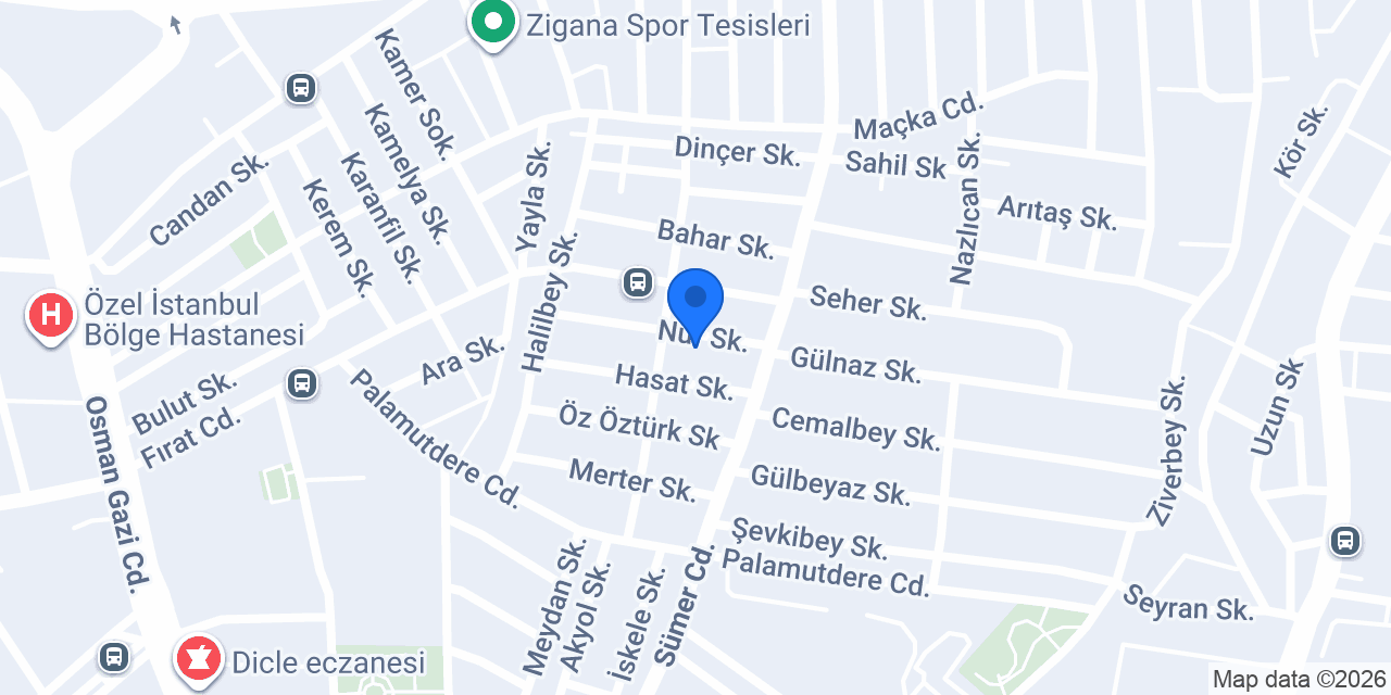 HG Tasarım Mobilya konumu