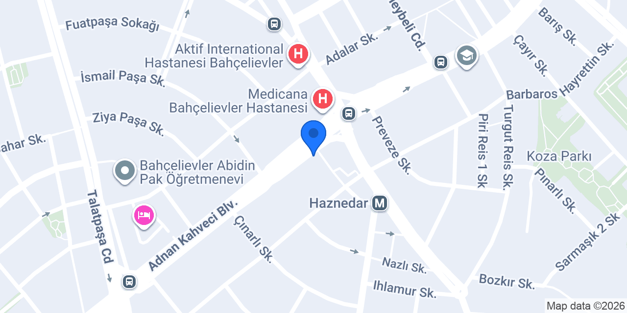 Radar Kuru Temizleme konumu