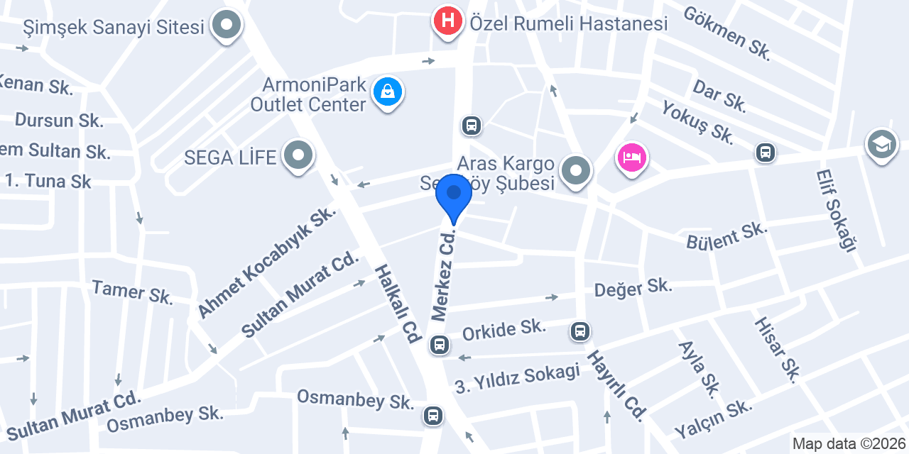 Miniço Sefaköy konumu