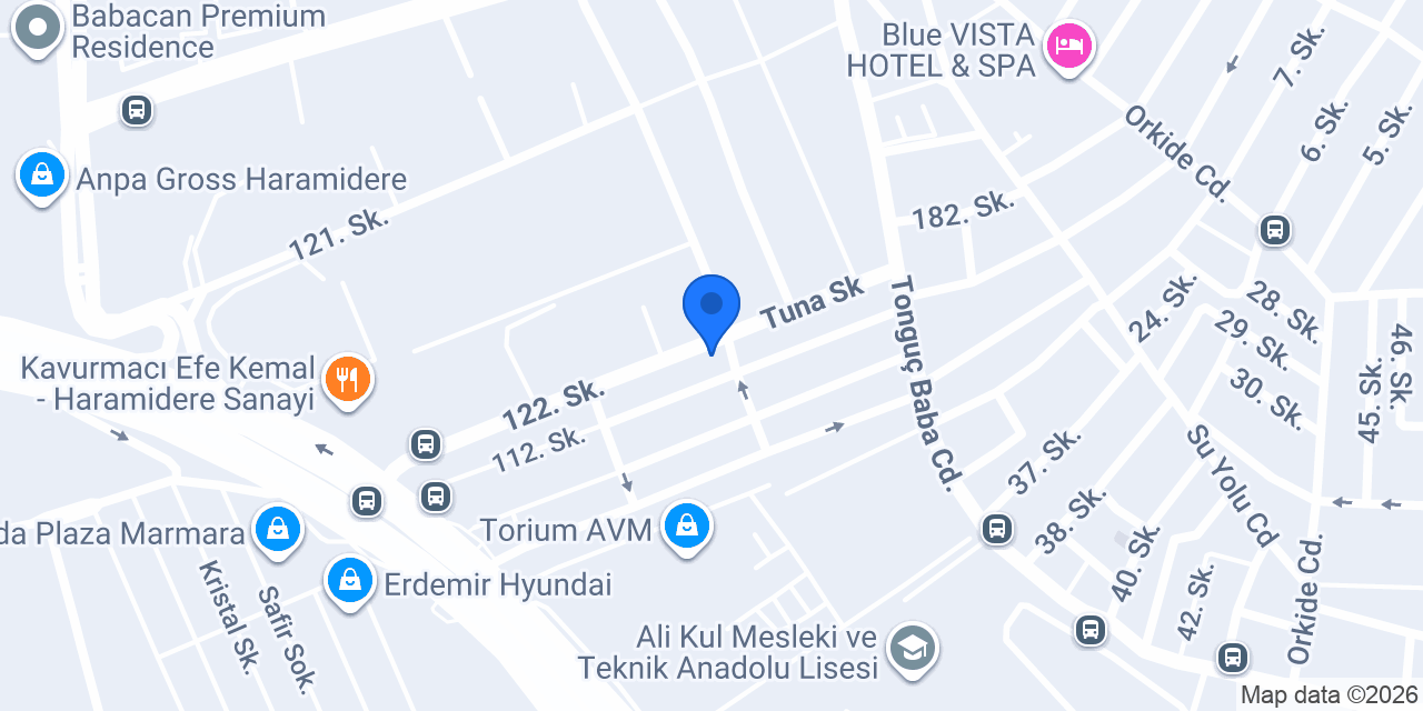 BASS AUTO OTO PASPAS konumu