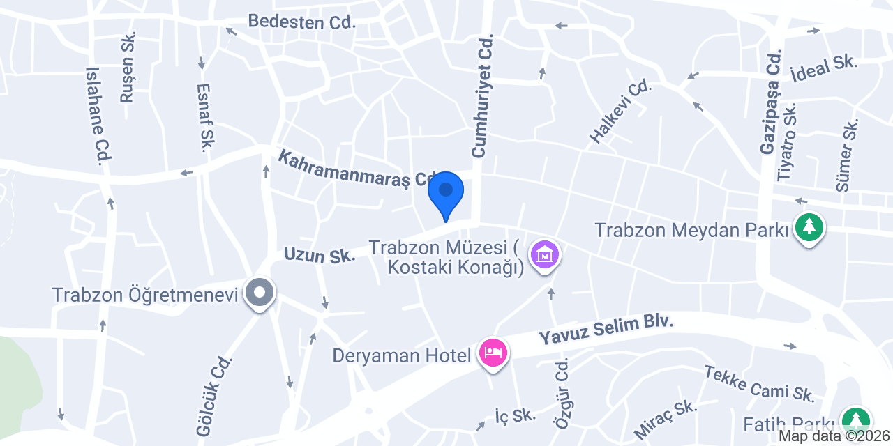 Zirve Ofset Matbaa Trabzon konumu