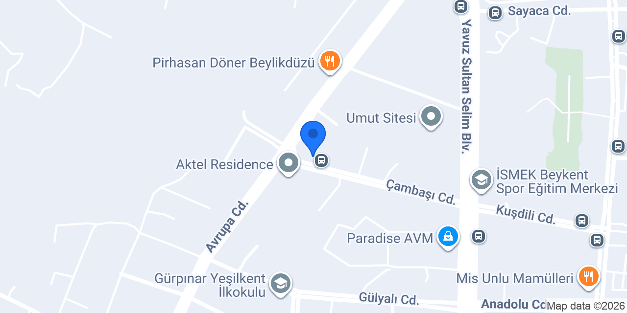 Erol Yaşar Holding konumu