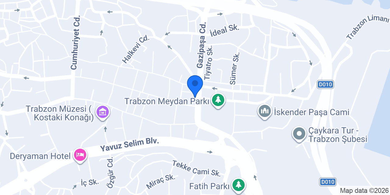 Trabzon international turizm konumu