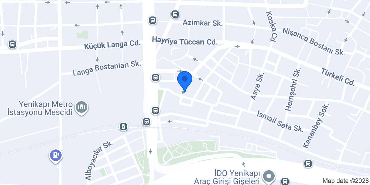 Marmaray Otel konumu