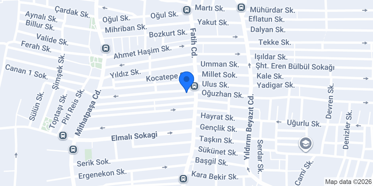 Hilal Erkek Kuaförü konumu