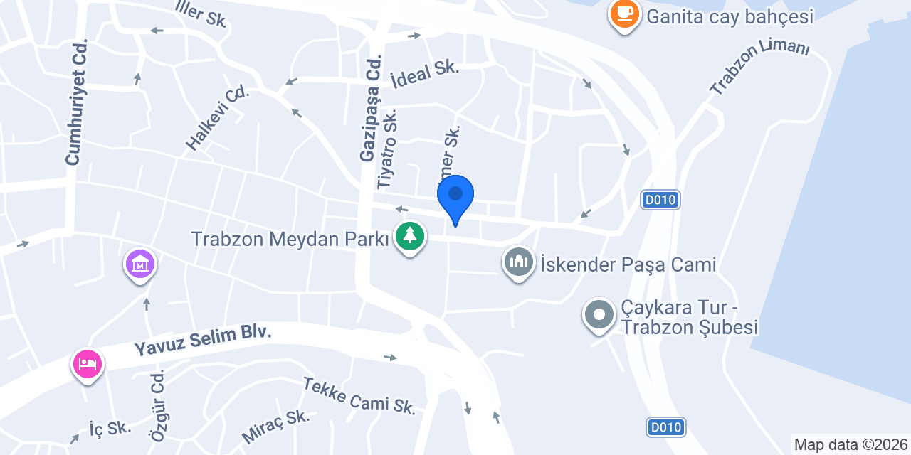 Basisen Trabzon Şubesi konumu