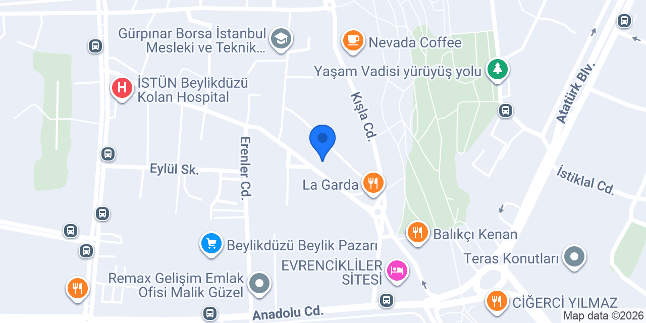 Bitki Center Beylikdüzü konumu