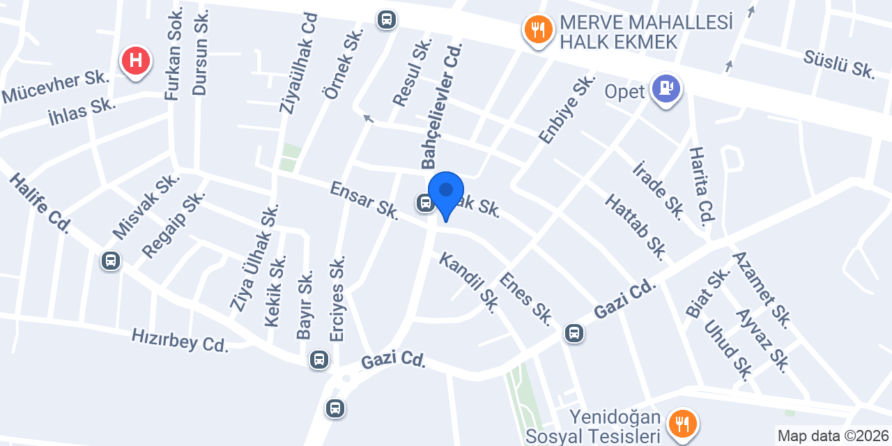 Mahir Erkek kuaförü konumu