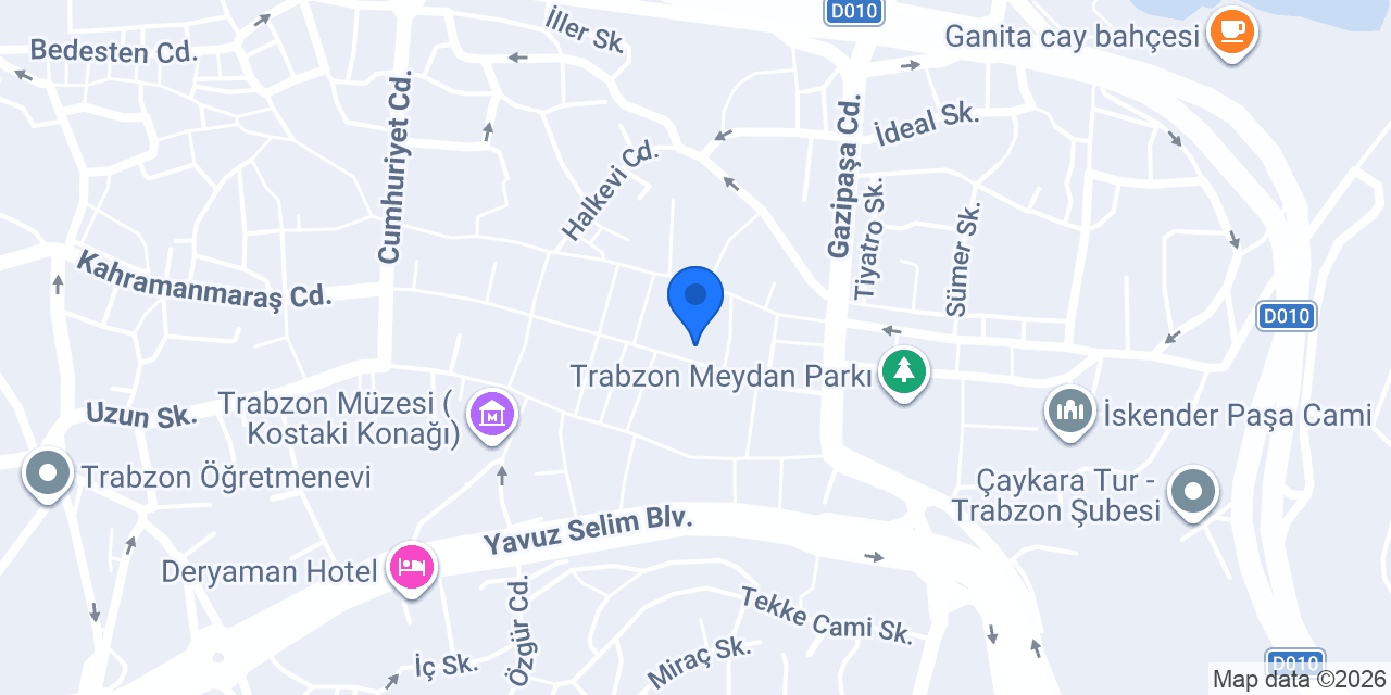 Ziraat Katılım Trabzon Şubesi konumu