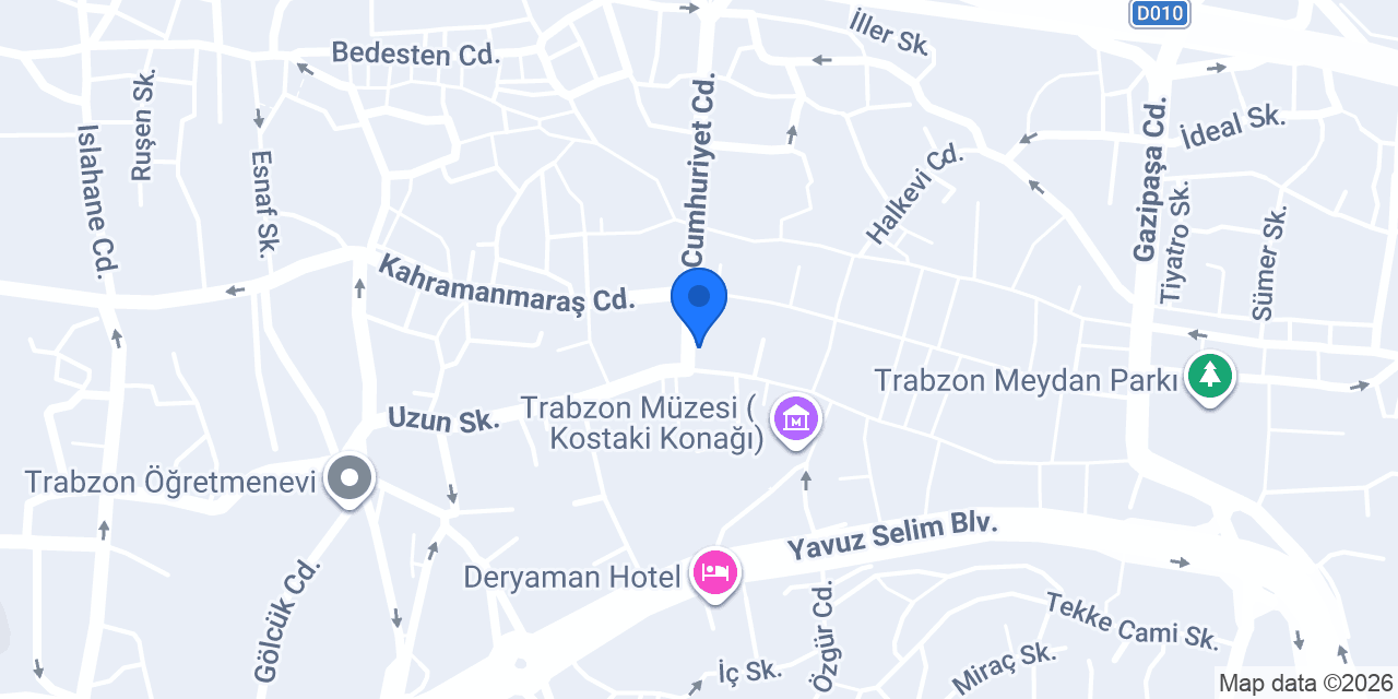 Palet Pastane & Bistro konumu