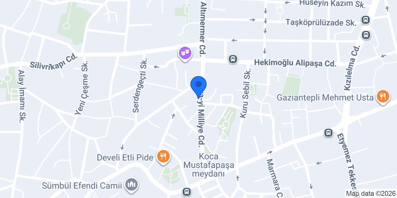 Osmanlı Tulumba Baklava konumu