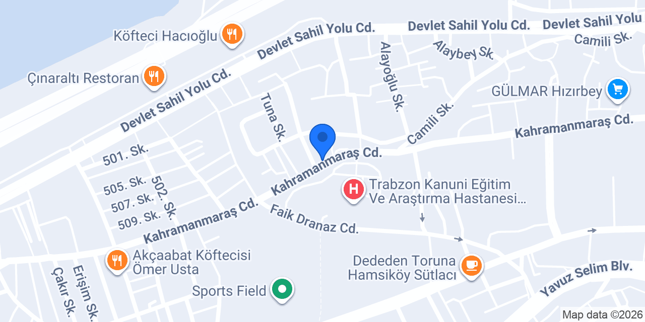 Çiçek Optik konumu