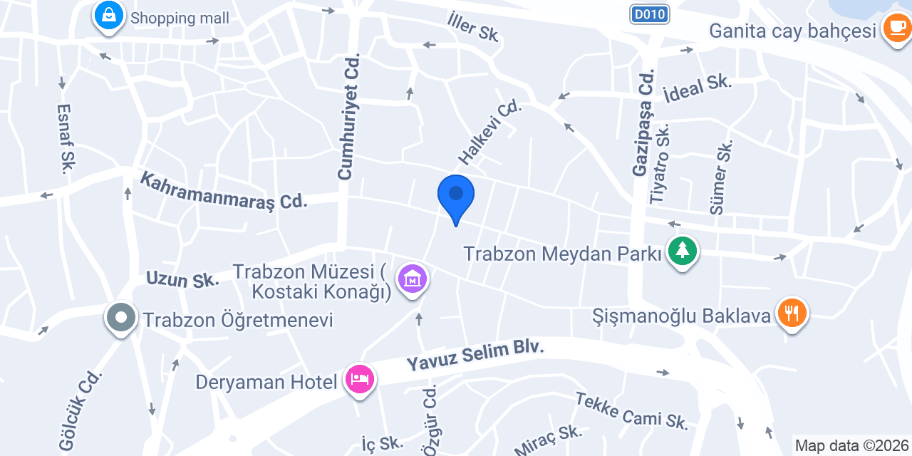 Yapı Kredi - Trabzon Şubesi konumu