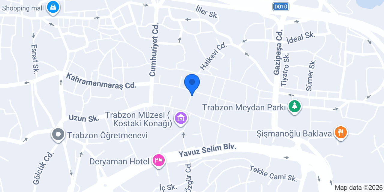Black Pearl Trabzon konumu