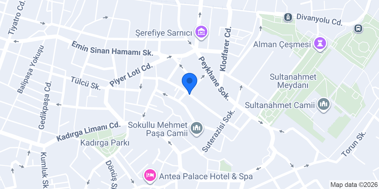 Interstar Hotel - Sultanahmet konumu