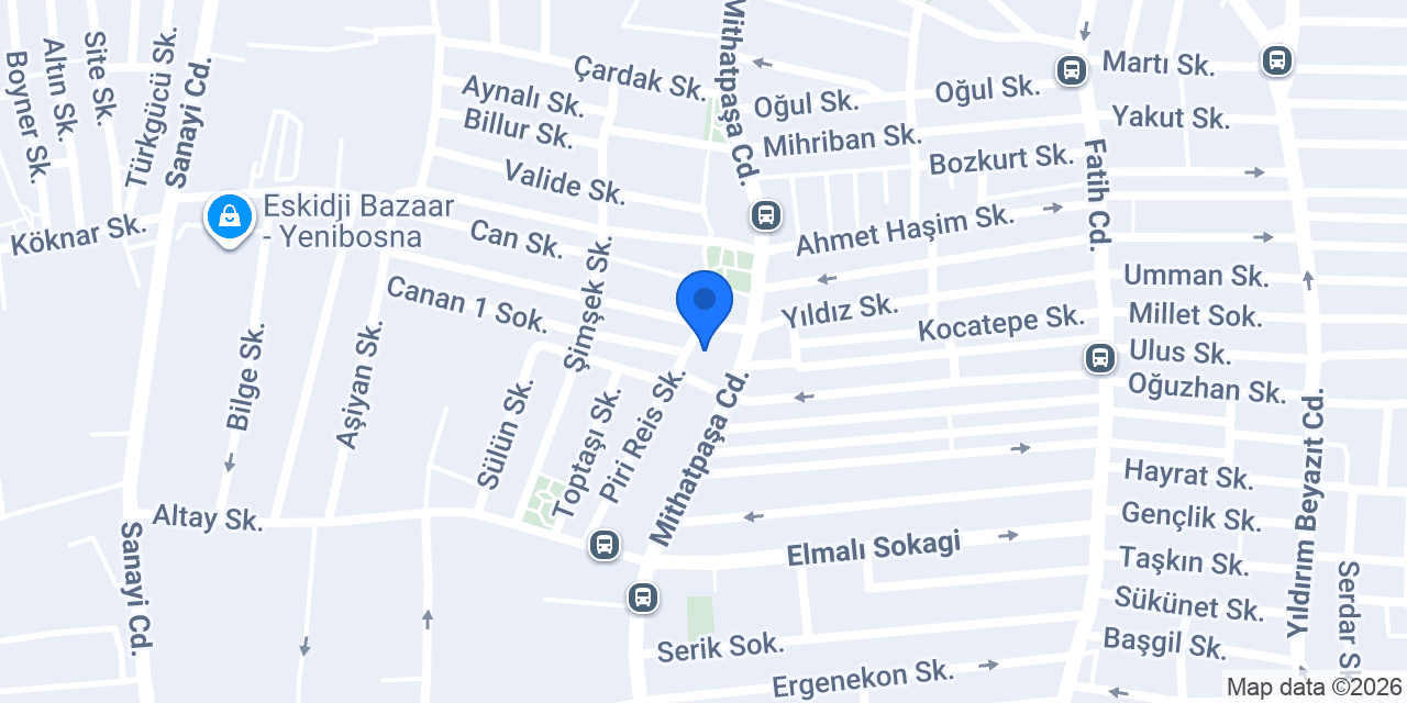Erbey Mobilya konumu