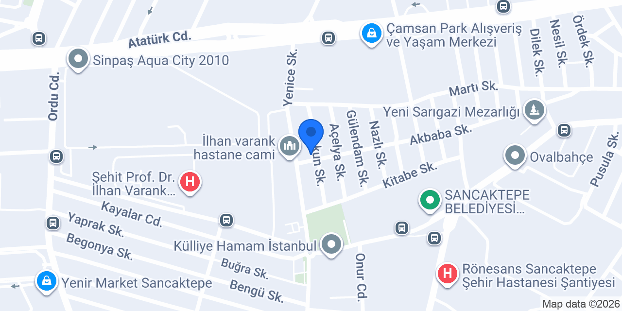 Damla cafe konumu
