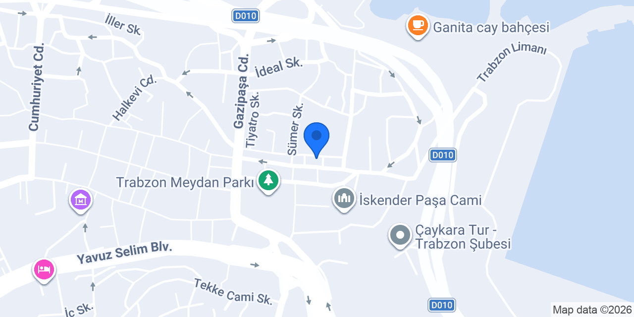 Otel Horon konumu