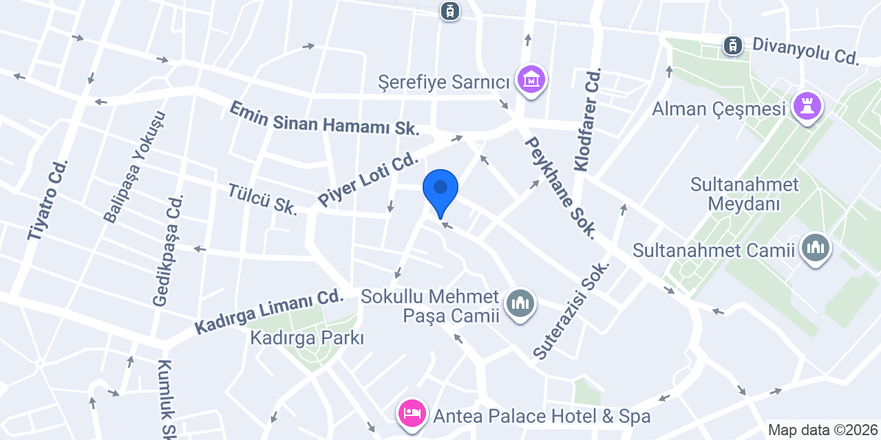 Kare Hotel Sultanahmet konumu