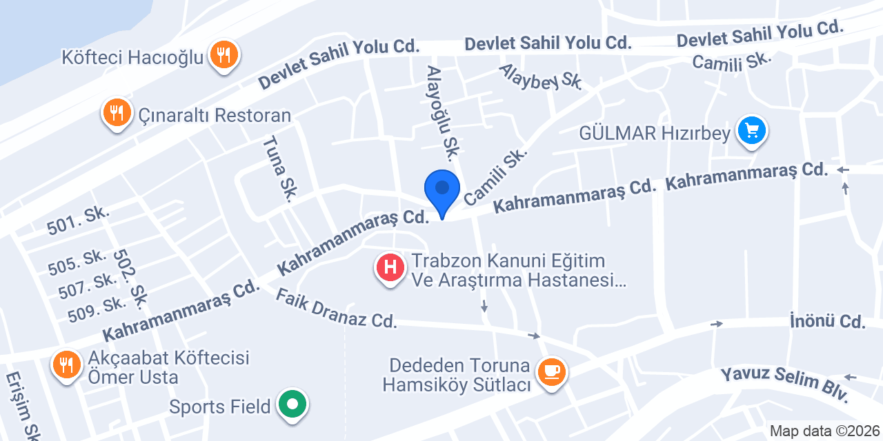 Numune Taksi konumu